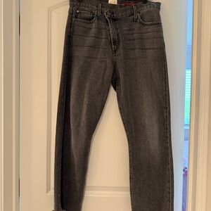 Alice + Olivia Women's Black Straight Jeans